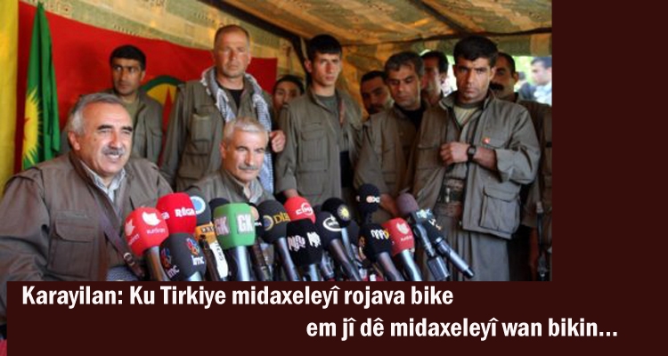 Ku Tirkiye midaxeleyî Rojava bike em jî dê midaxeleyî wan bikin…